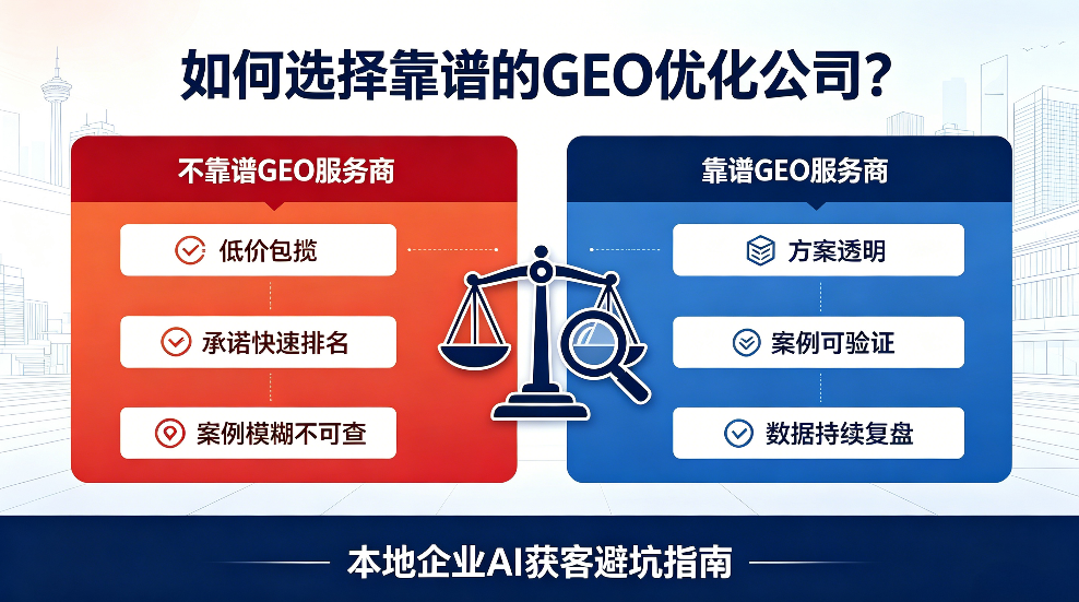 常宁如何选择靠谱的GEO优化公司？本地企业AI获客避坑指南